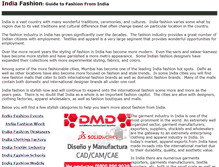 Tablet Screenshot of indiafashion.org